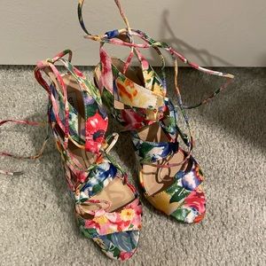 Steve Madden floral high heel